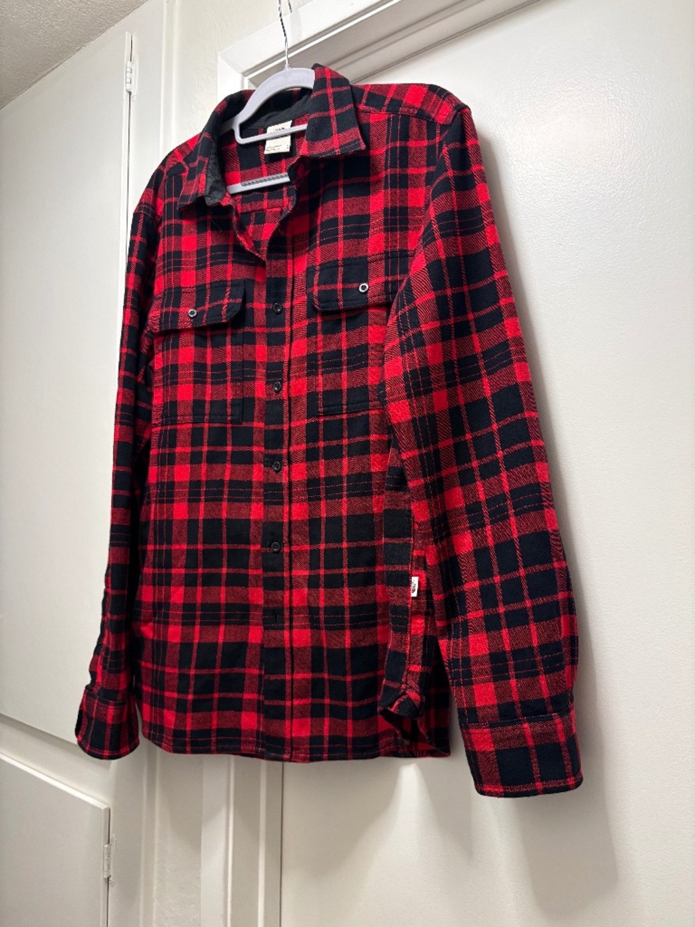 The North Face 100% cotton flannel shirt - size medium